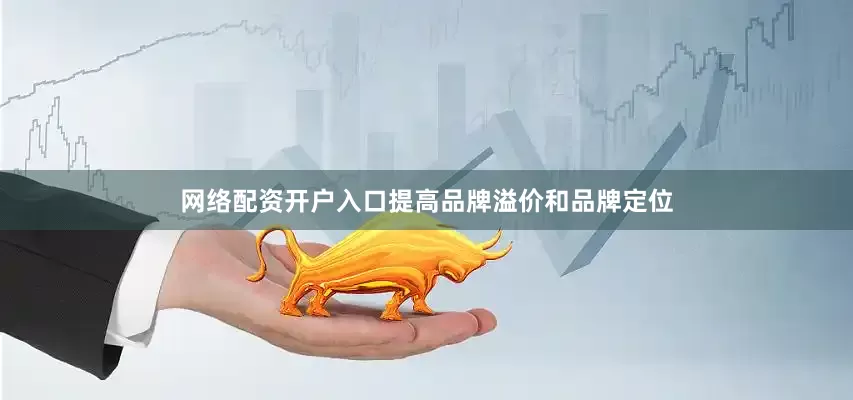 网络配资开户入口提高品牌溢价和品牌定位